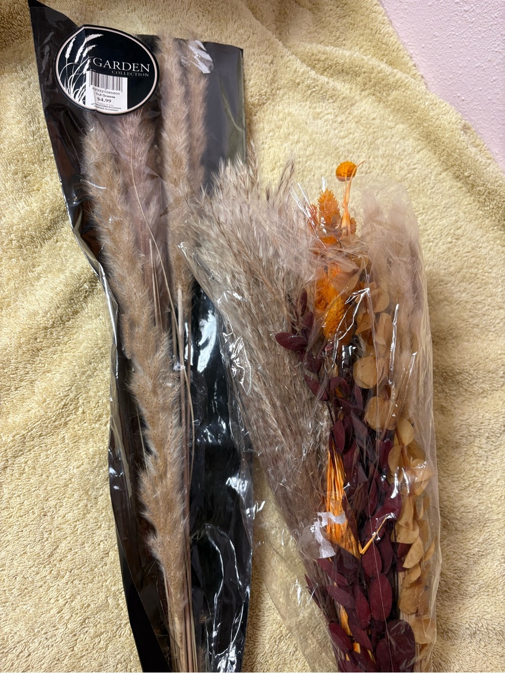 Boho Dried Floral Decor Bundle Pampas Grass Preserved Botanicals New
